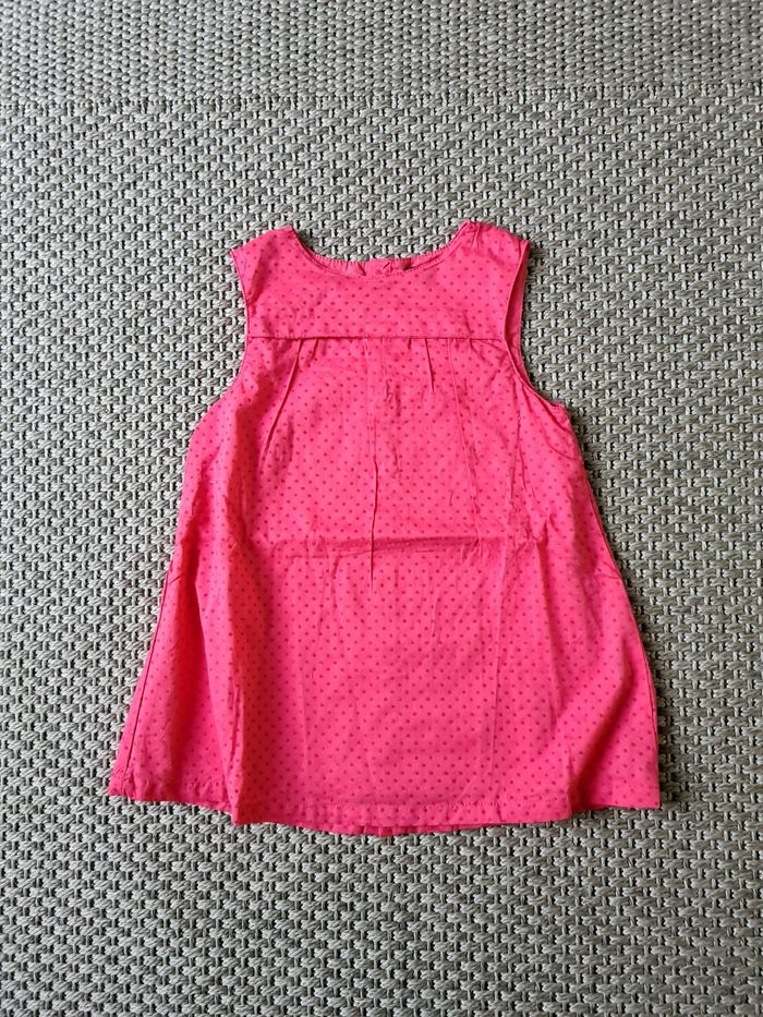 Robe légère rose fuchsia - 12 mois - photo numéro 2