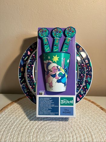 Lot vaisselle Stitch Noël
