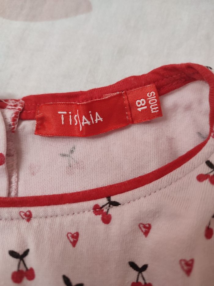 Combishort - Thème cerise - 18 mois - Très bon état - Tissaia - photo numéro 5