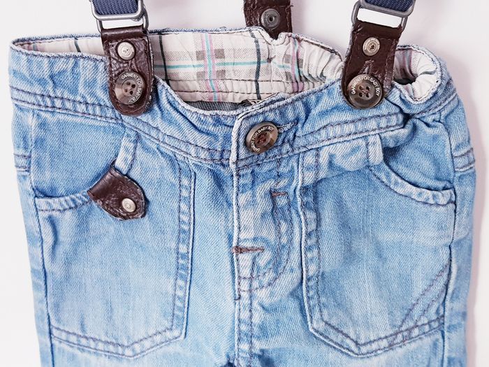 💙 Jean slim à bretelle amovible - Tape à l'œil - 18 mois 💙 - photo numéro 4