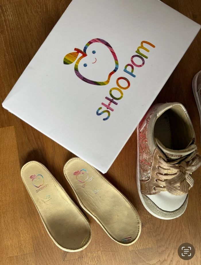 Shoopom paillettes rose - taille 25 - photo numéro 5
