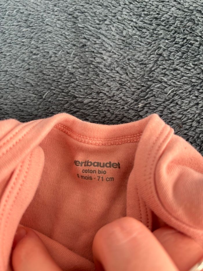 Lot de 4 bodys manches courtes 9 mois 71cm - photo numéro 10