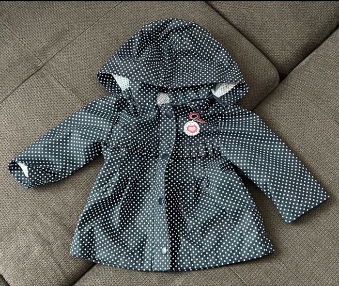 Manteau / ciré imperméable doublé 12 mois