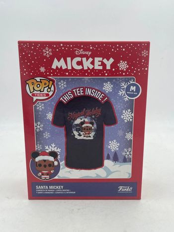 T-Shirts Funko Disney Santa Mickey taille M neuf