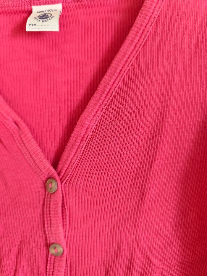 Gilet fin rose - photo numéro 3