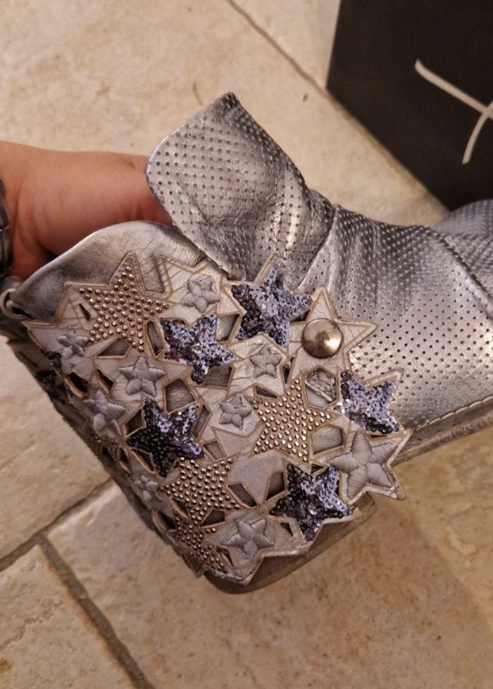 Bottines en cuir étoile Métisse - photo numéro 19