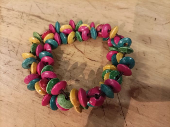 Bracelet perle bois