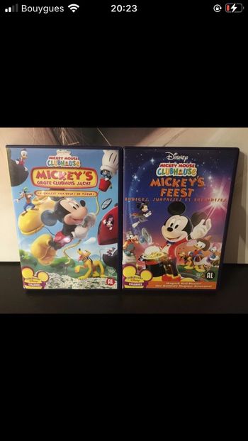 Lot 2 DVD La maison de Mickey