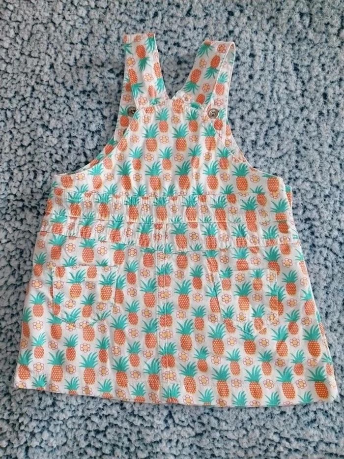 Robe fille motif palmiers taille 6 mois - photo numéro 5