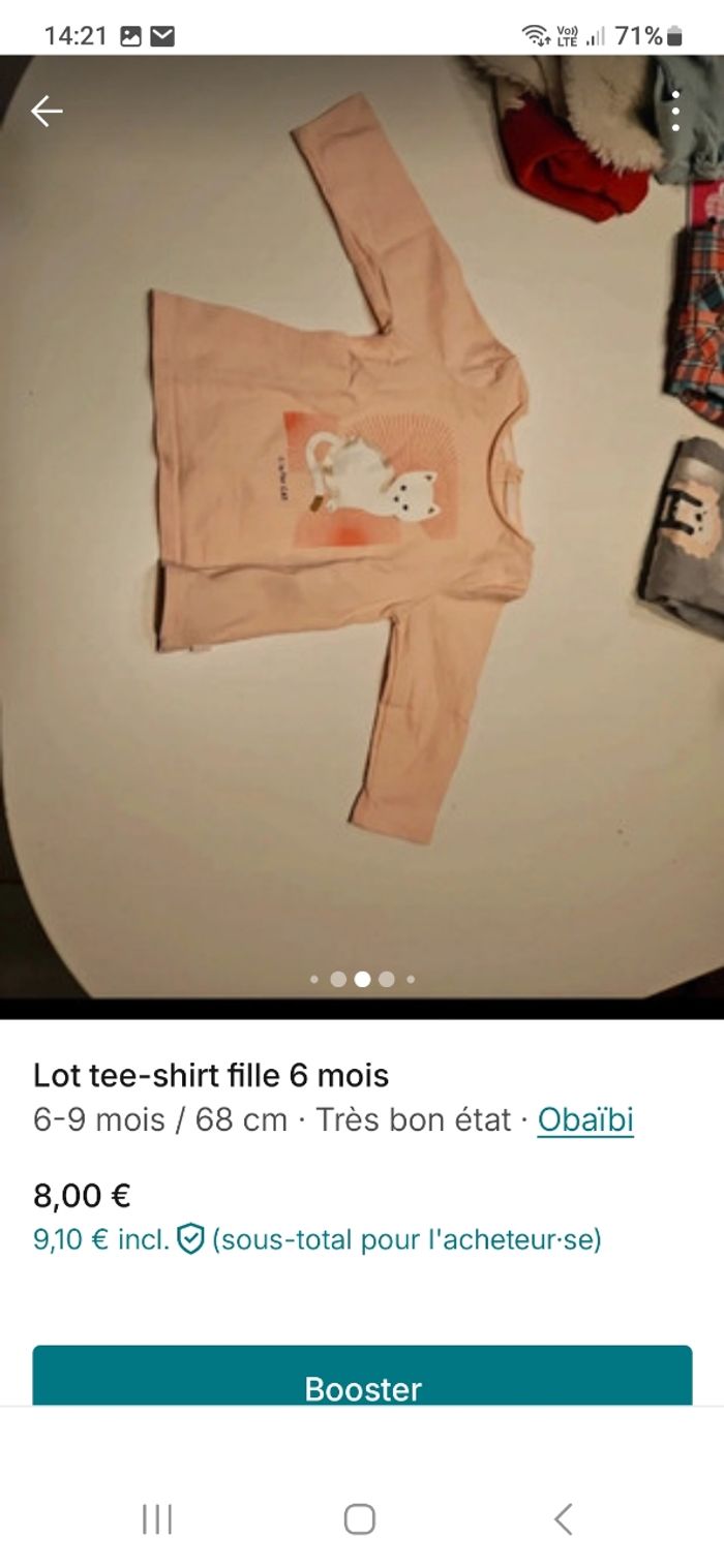 Lot 6 mois fille - photo numéro 4