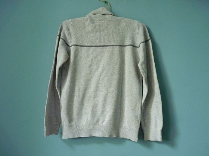 Pull garçon IKKS 12 ans col roulé gris collection hiver TBE - photo numéro 5