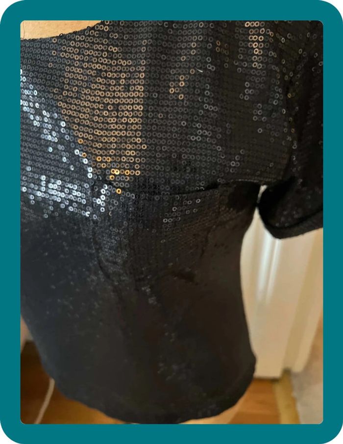 Top à sequins paillettes oversize XS - BCBGeneration - photo numéro 5