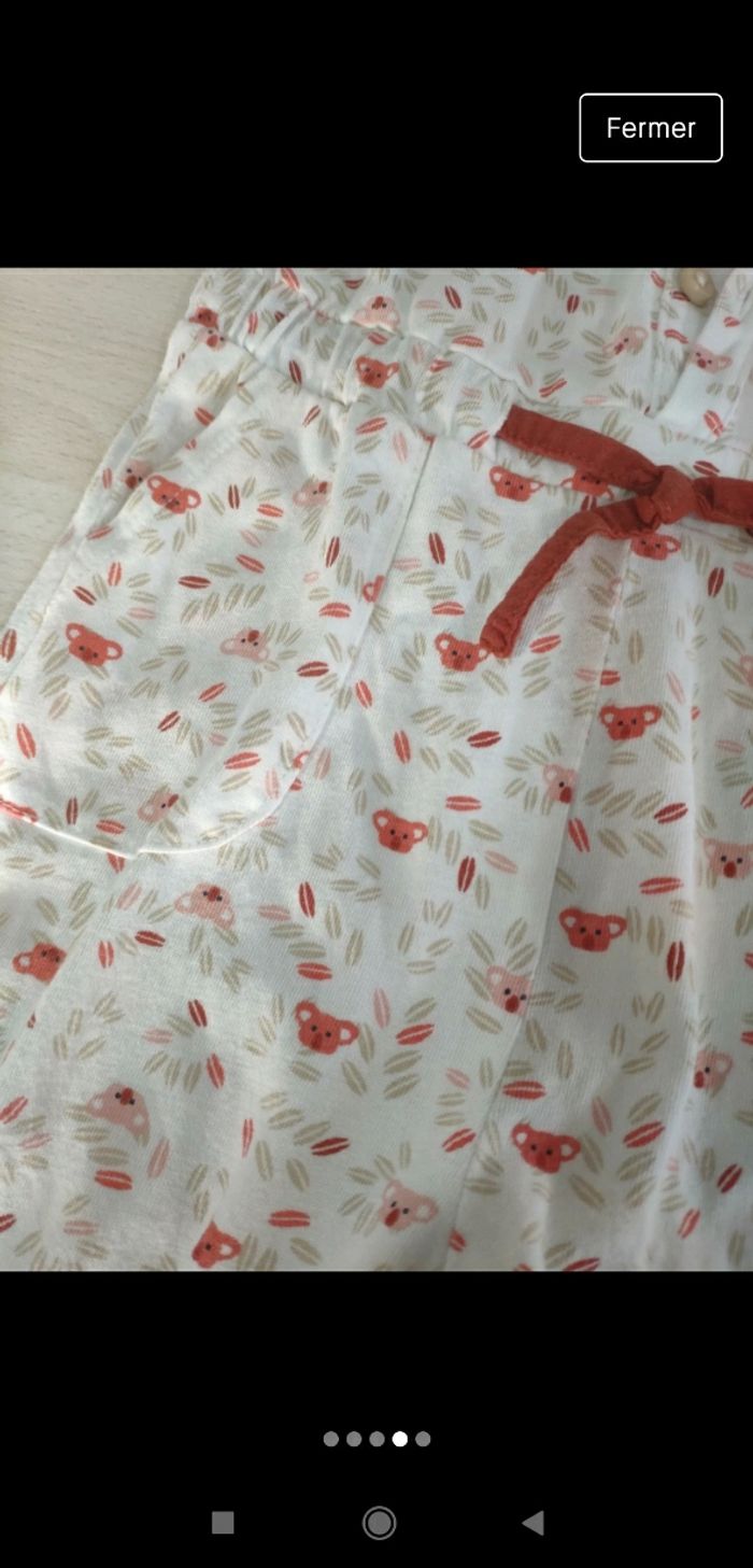 Magnifique combinaison bébé fille manches courtes 6 mois koala 🐨 - photo numéro 4