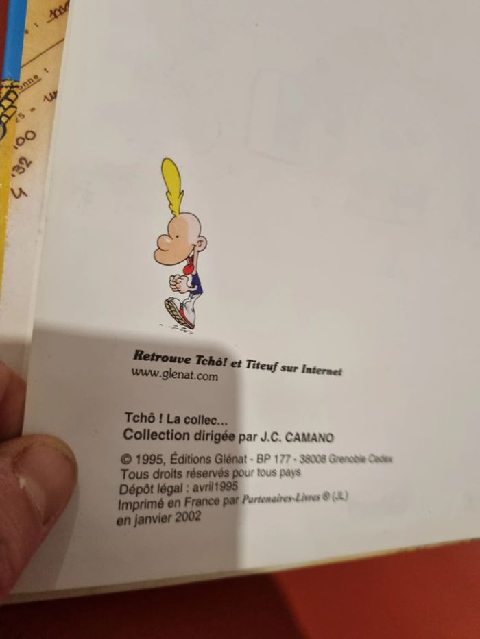 lot de deux bd de titeuf tome 1 et 4 état très correct - photo numéro 10