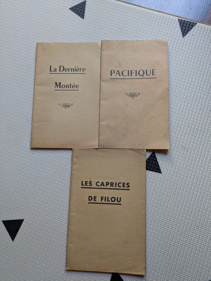 Lot de 3 livres de lecture courante