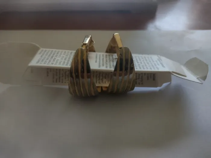 Paire Créole clips vintage - photo numéro 9