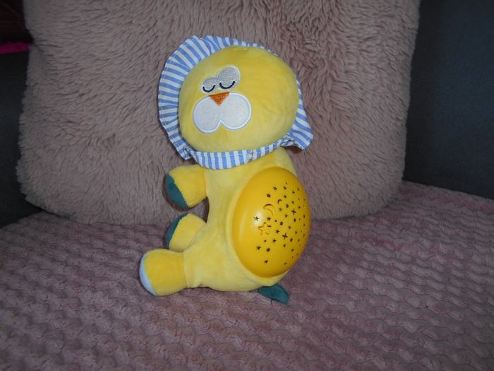 Peluche veilleuse lumineuse et musicale