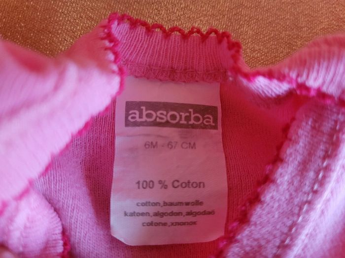 Lot de 3 bodies fille Absorba - photo numéro 12