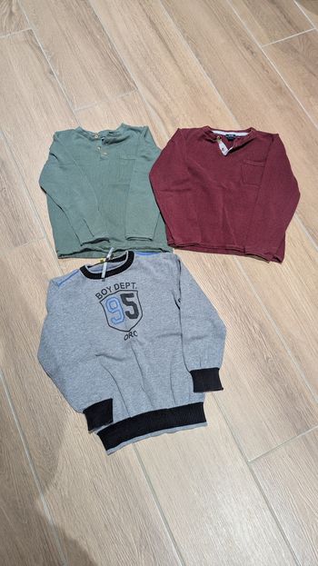 Lot de pulls