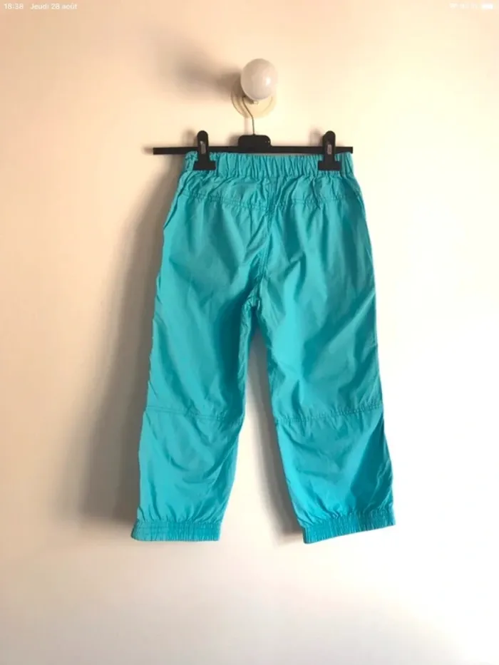 Pantalon 10 ans bleu à grandes poches - photo numéro 7