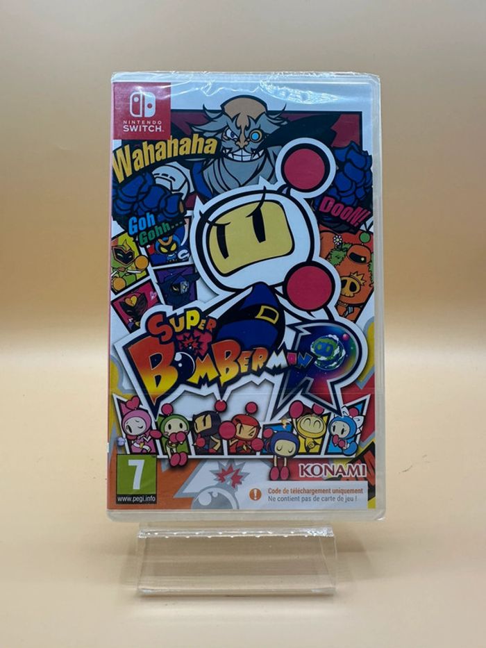 Super Bomberman R Nintendo Switch Code In Box