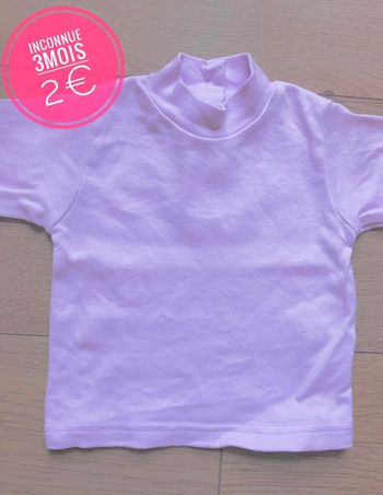 Tee-shirt en 3mois