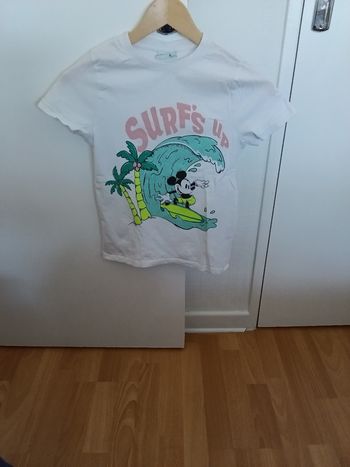 Tee-shirt Disney blanc et multicolore