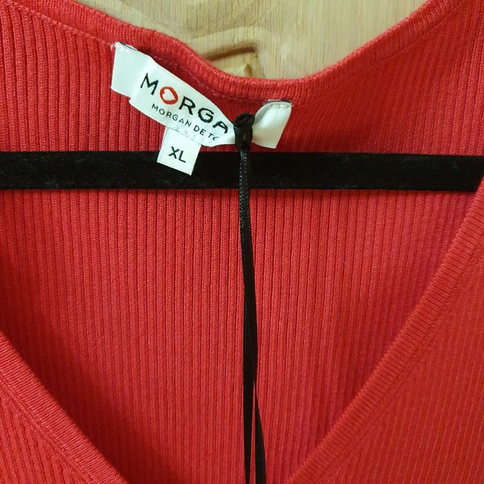 Magnifique haut femme Couleur framboise grenadine Taille XL Morgan - photo numéro 4