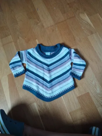 Pull rayé 6 mois