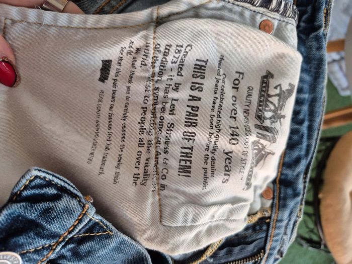 Levi's pantalon jean uni droit - photo numéro 10