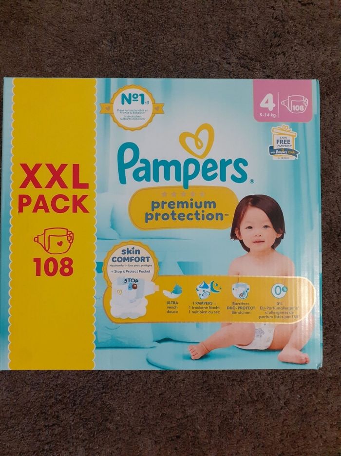 Couches Pampers premium