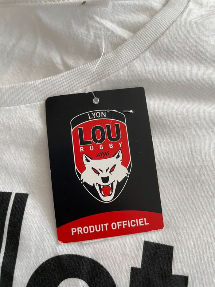 2 t-shirt Lou rugby Lionel Nallet taille S - photo numéro 3