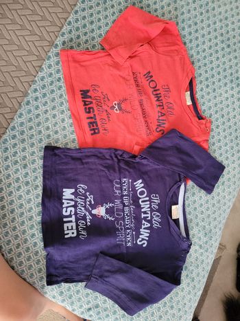 Lot 2 T-shirts manches longues 24mois