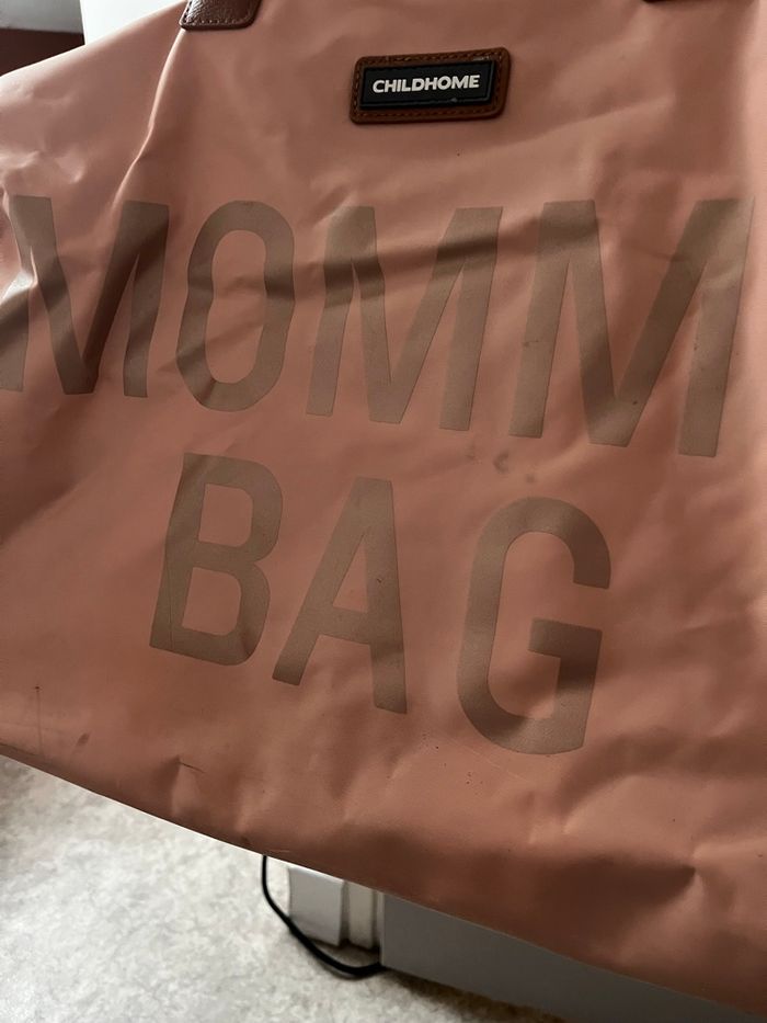 Sac à langer Childhome – Mommy Bag – Rose saumon - photo numéro 2