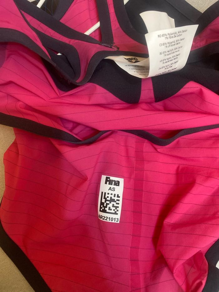 Maillot rose et noir 1 pièce Arena W Pwskin Carbon Duo Top Pink Peacok taille 38 neuf - n44h - photo numéro 8