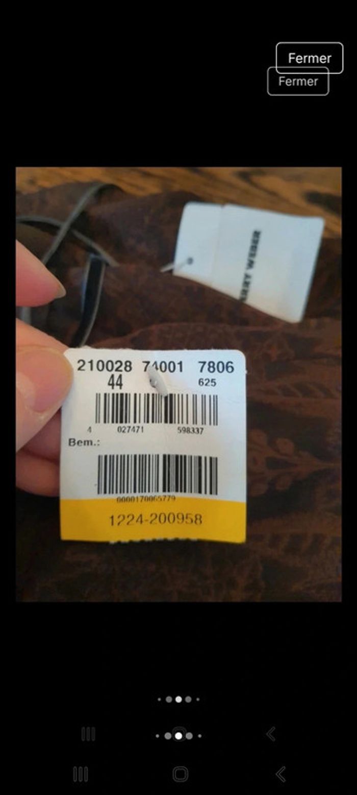 Jolie Jupe marron Gerry Weber fr/be 46 neuve - photo numéro 9