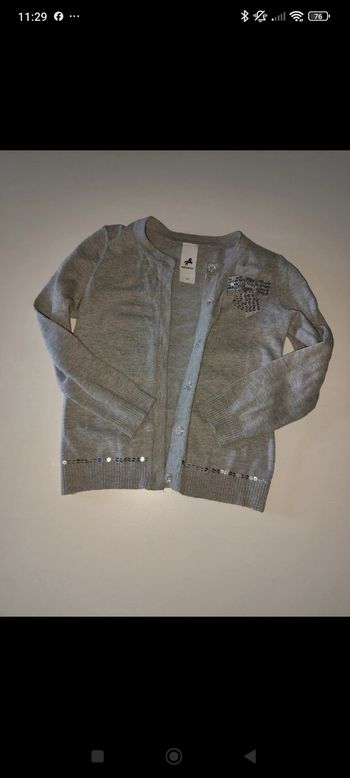 Gilet fille 4 ans