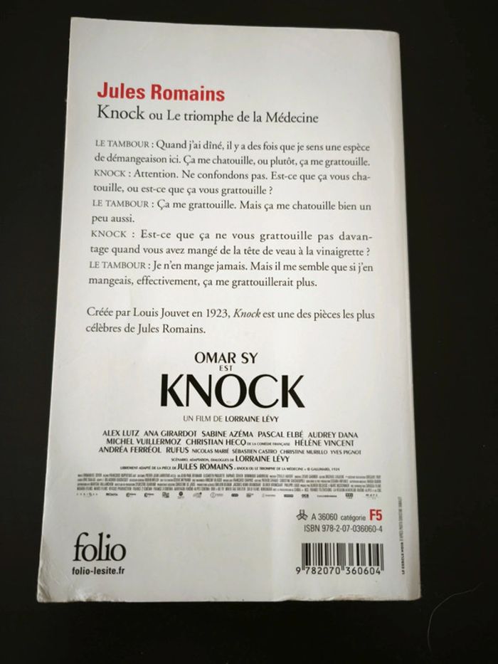 Livre Knock Jules Romains - photo numéro 2