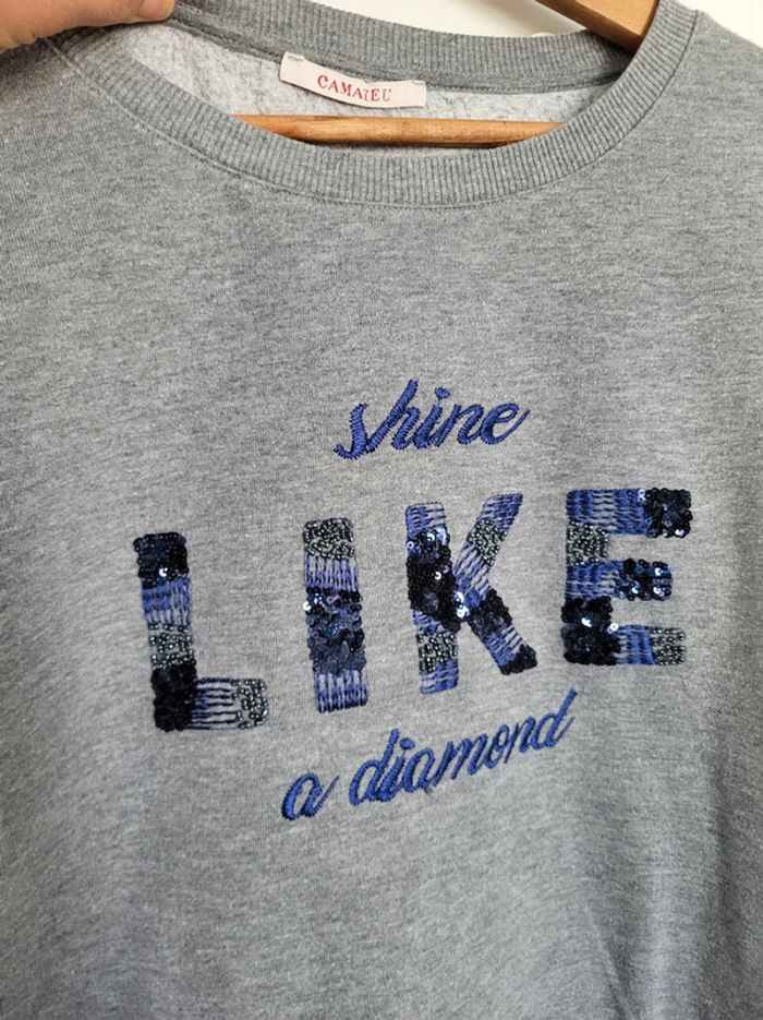 Sweat Camaïeu taille M 38 impeccable - photo numéro 2