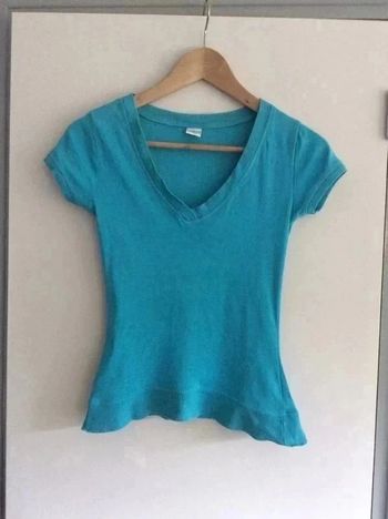 T-shirt turquoise