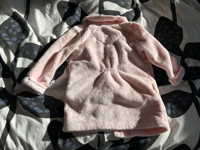 Peignoir / veste de nuit rose lapin sergent major 24 mois / 3 ans - photo numéro 4