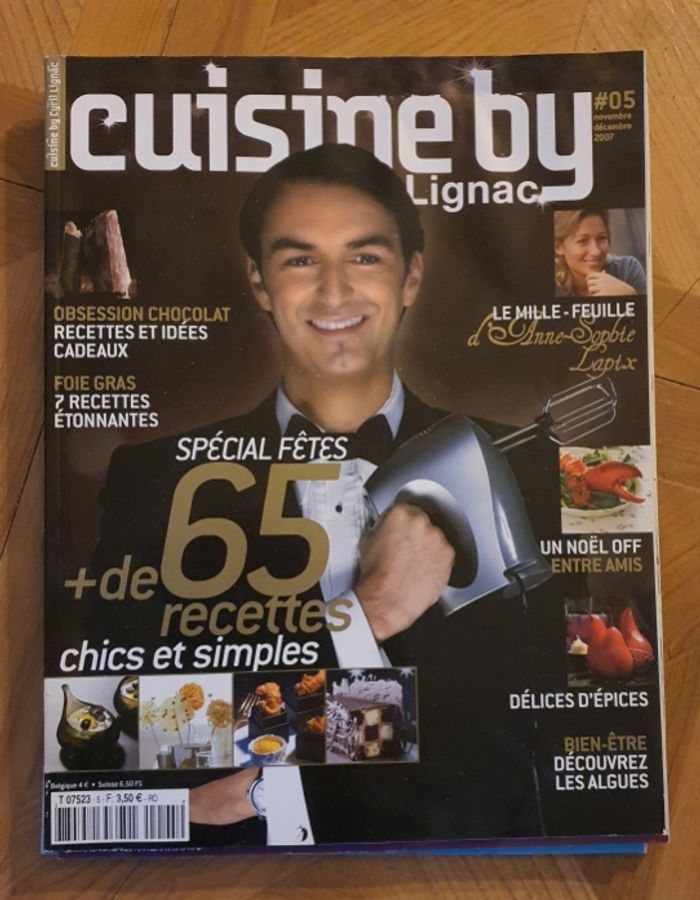 Lot 5 magazines Cuisine by Cyril Lignac - photo numéro 4