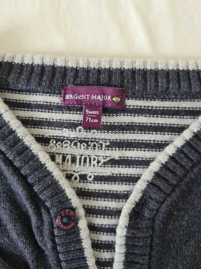 Gilet Sergent Major 9 mois quasi neuf - photo numéro 5