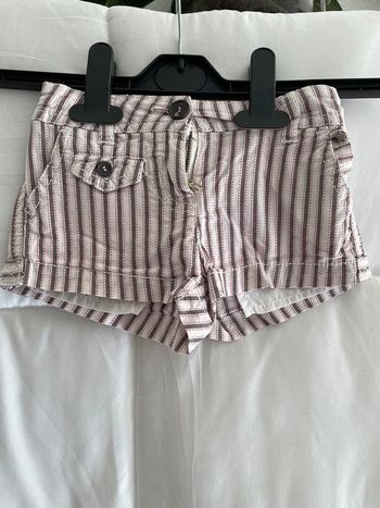 short et pantacourt Okaïdi blanc taille 18-24 mois / 86 cm