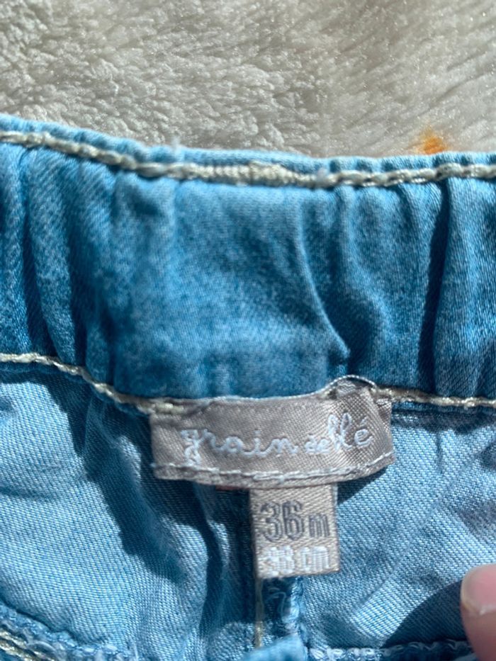 Lot Tee-shirt Terre de Marin et Short Grain de Blé Corail et Bleu 3 Ans - photo numéro 7