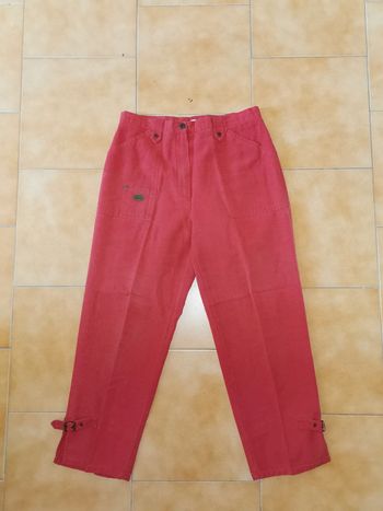 Pantacourt rouge