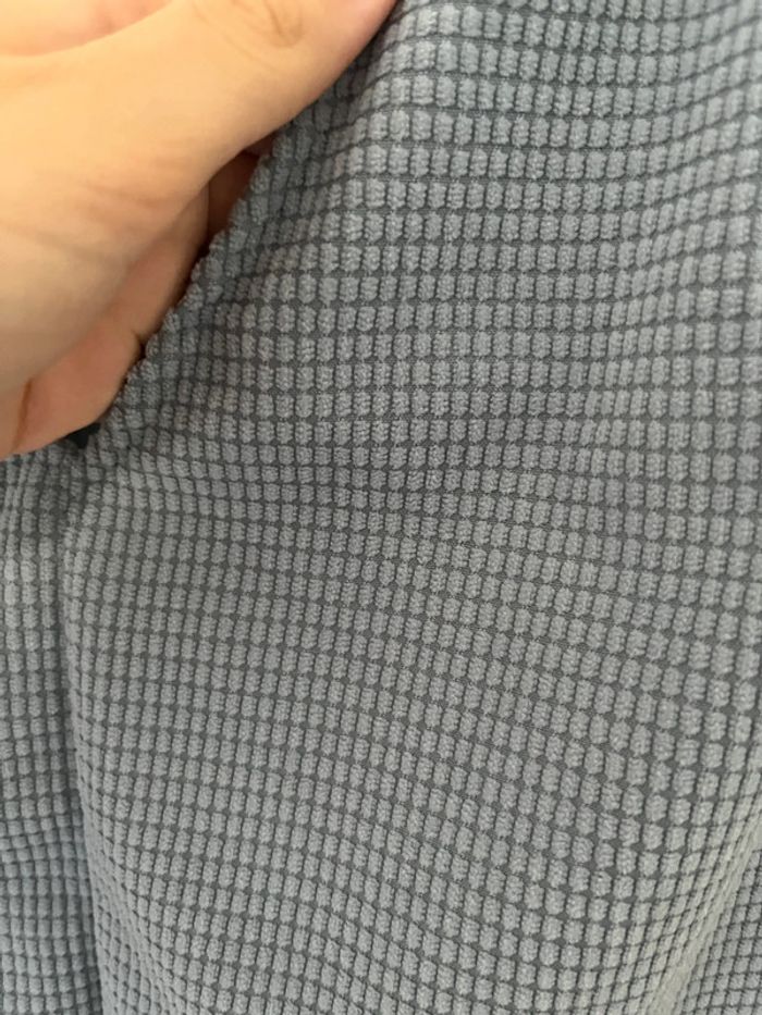 Robe salopette en velours côtelé , bleu clair, SHEIN, S - photo numéro 4