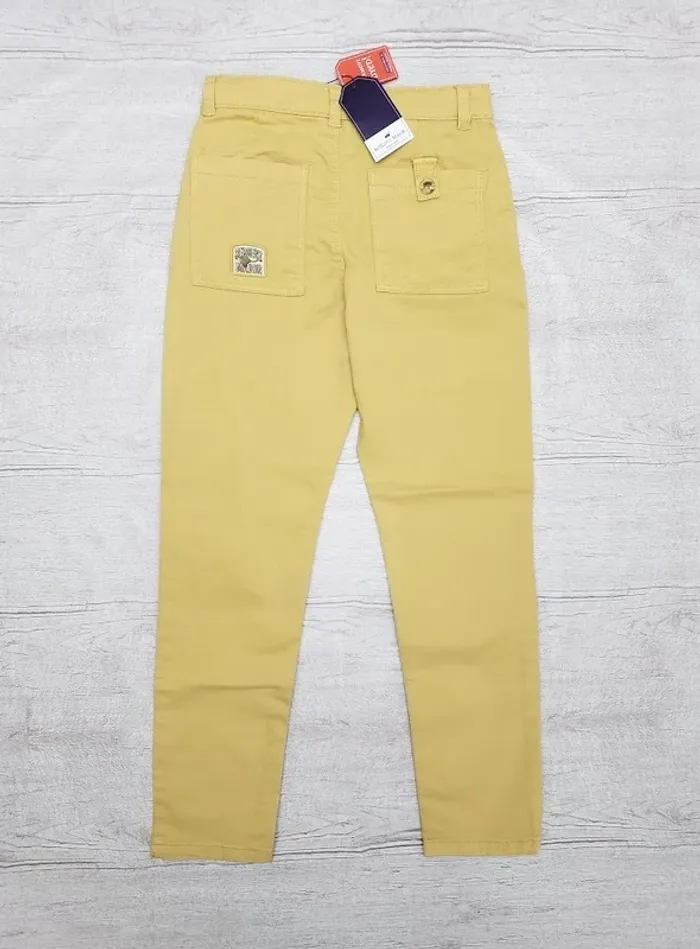 Pantalon Sergent major garçon 10 ans jaune - photo numéro 2