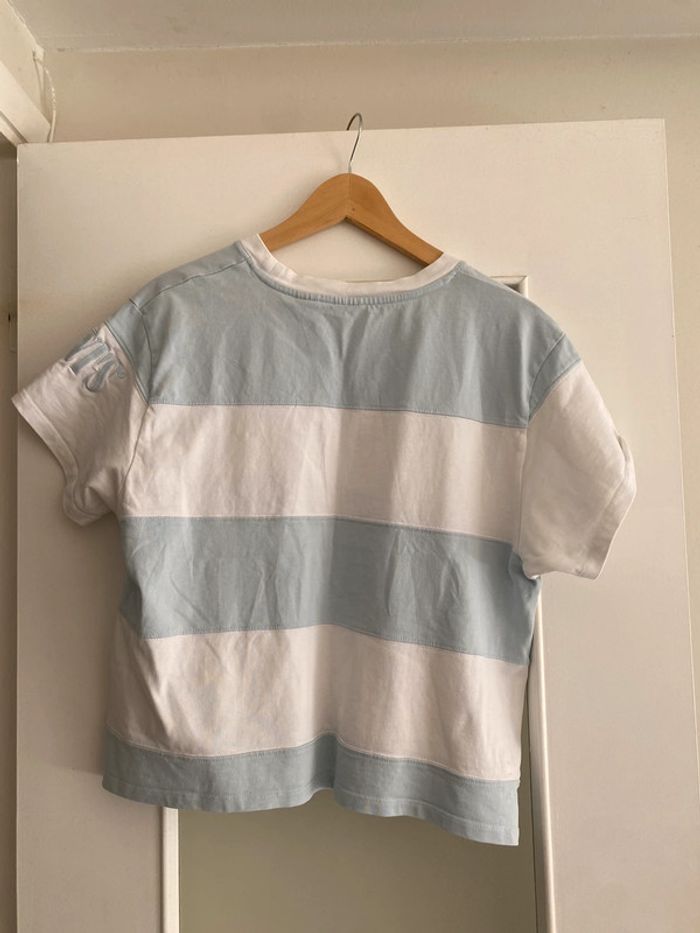 T-shirts Levi’s marinière blanc et bleu ciel - photo numéro 3