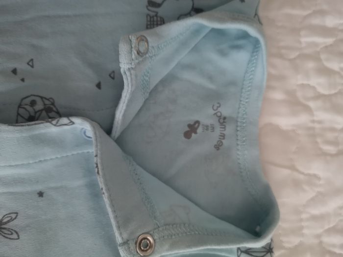 Lot de 5 pyjamas grenouillères – Bébé 3 mois - photo numéro 10